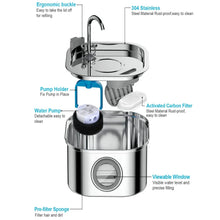 Load image into Gallery viewer, Cat Water Fountain ~ Quiet, Filtered Hydration They'll Love! ๐พ
