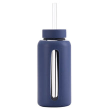 Load image into Gallery viewer, Glass Water Bottle with Time Marker & Silicone Sleeve ~ Stay Hydrated on Every Walk! ๐พ