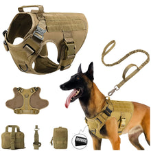 Load image into Gallery viewer, Tactical Dog Harness Bundle ~ No-Pull, Adjustable, Heavy Duty! ๐พ