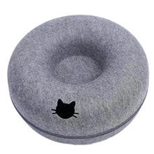 Load image into Gallery viewer, Donut Cat Tunnel Bed ~ Cozy Cave & Interactive Toy in One! 🐱