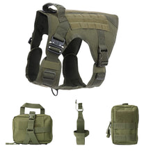 Load image into Gallery viewer, Tactical Dog Harness Bundle ~ No-Pull, Adjustable, Heavy Duty! ๐พ