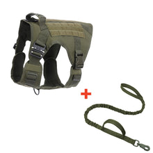 Load image into Gallery viewer, Tactical Dog Harness Bundle ~ No-Pull, Adjustable, Heavy Duty! ๐พ