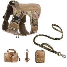 Load image into Gallery viewer, Tactical Dog Harness Bundle ~ No-Pull, Adjustable, Heavy Duty! ๐พ