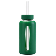 Load image into Gallery viewer, Glass Water Bottle with Time Marker & Silicone Sleeve ~ Stay Hydrated on Every Walk! ๐พ