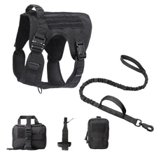 Load image into Gallery viewer, Tactical Dog Harness Bundle ~ No-Pull, Adjustable, Heavy Duty! 🐾
