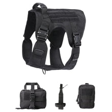 Load image into Gallery viewer, Tactical Dog Harness Bundle ~ No-Pull, Adjustable, Heavy Duty! 🐾
