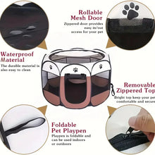 Load image into Gallery viewer, Foldable Cat Playpen &amp; Cozy Nest ~ Safe Indoor Space for Your Kitty! 🐱
