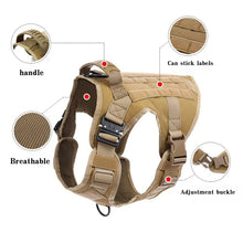 Load image into Gallery viewer, Tactical Dog Harness Bundle ~ No-Pull, Adjustable, Heavy Duty! 🐾
